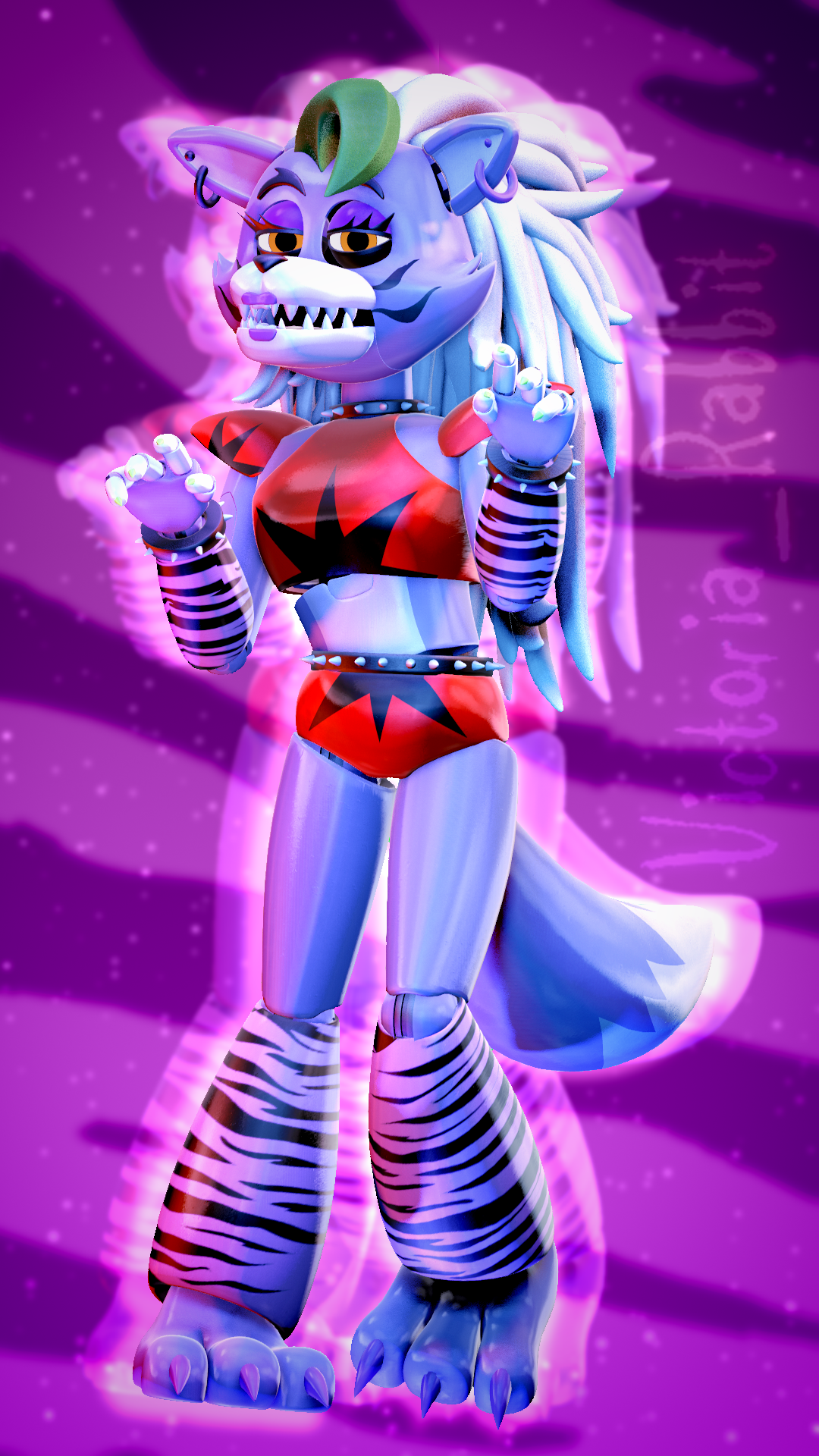 Fnaf SB Roxy Human SpeedPaint by vivigatoRosa on DeviantArt