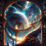Enchanted Celestial Library
