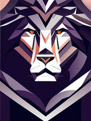 Vector Art: Lion 6