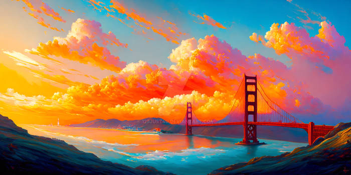 Famous Landmarks: Golden Gate Bridge, USA 1
