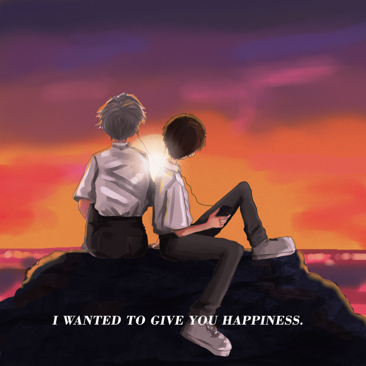 Shinji and Kaworu - Evangelion 3.0 + 1.0 by almaddda on DeviantArt
