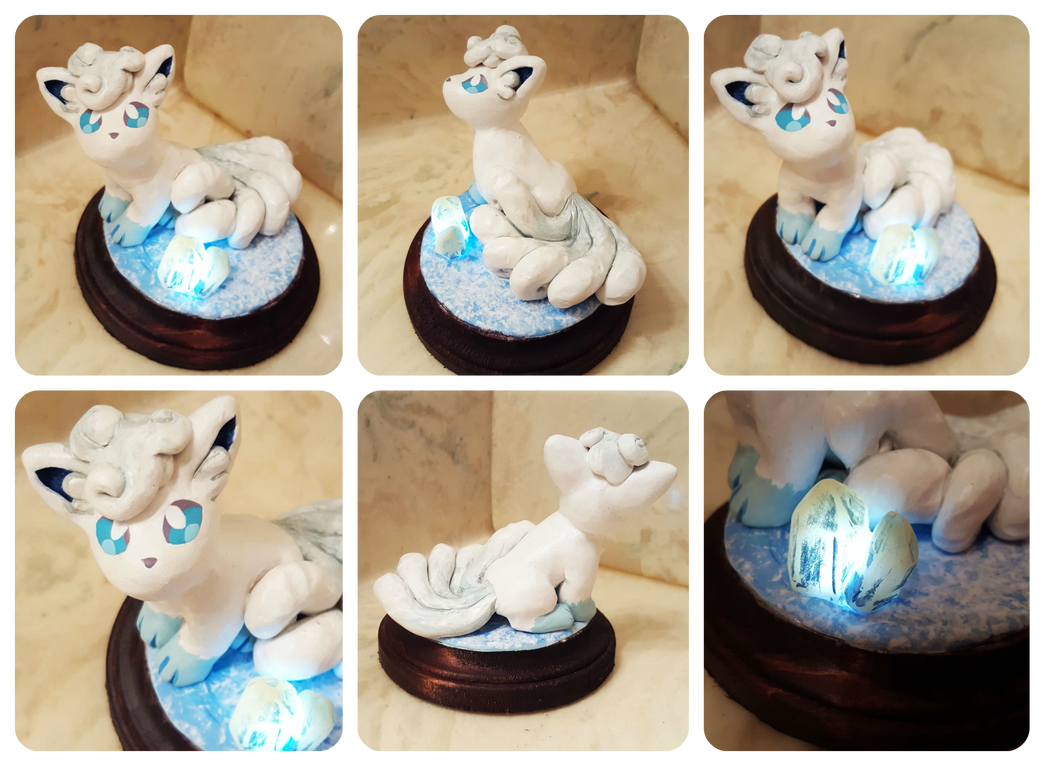 Alolan Vulpix Light Up LED Sculpture by ManawolfMakery on DeviantArt