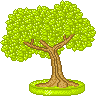 pixel tree