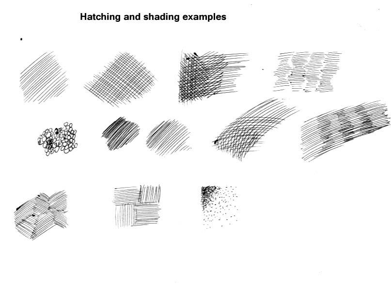 Shading and Hatching examples by TJThrilla on DeviantArt