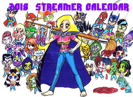 Paint and Comics (2018 Twitch Streamer Calendar )