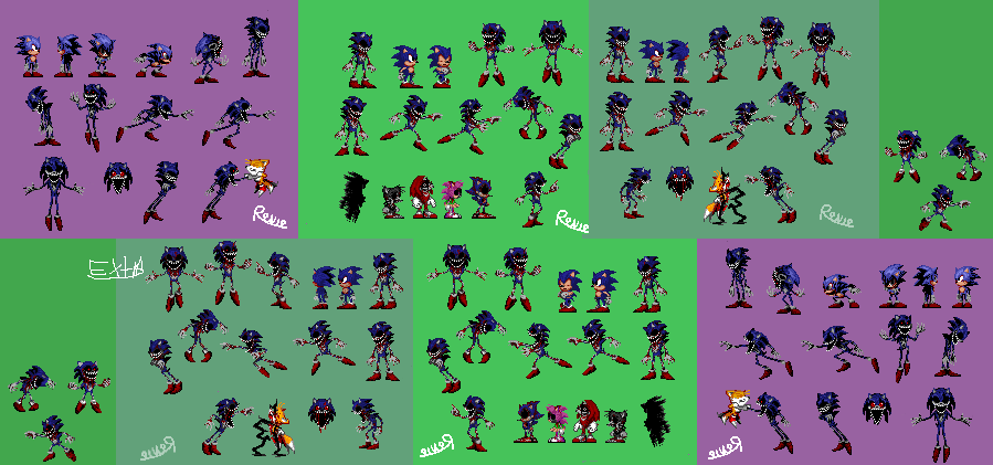 Amy Sprite Sheet by ZMK30 on DeviantArt