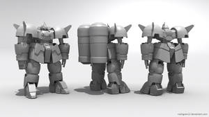 Xenogears Seibzehn 3D Model by rodrigoev12 on DeviantArt