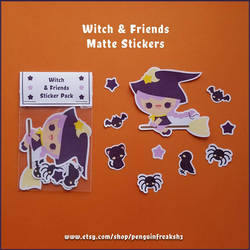 Witch and Friends Sticker Packs