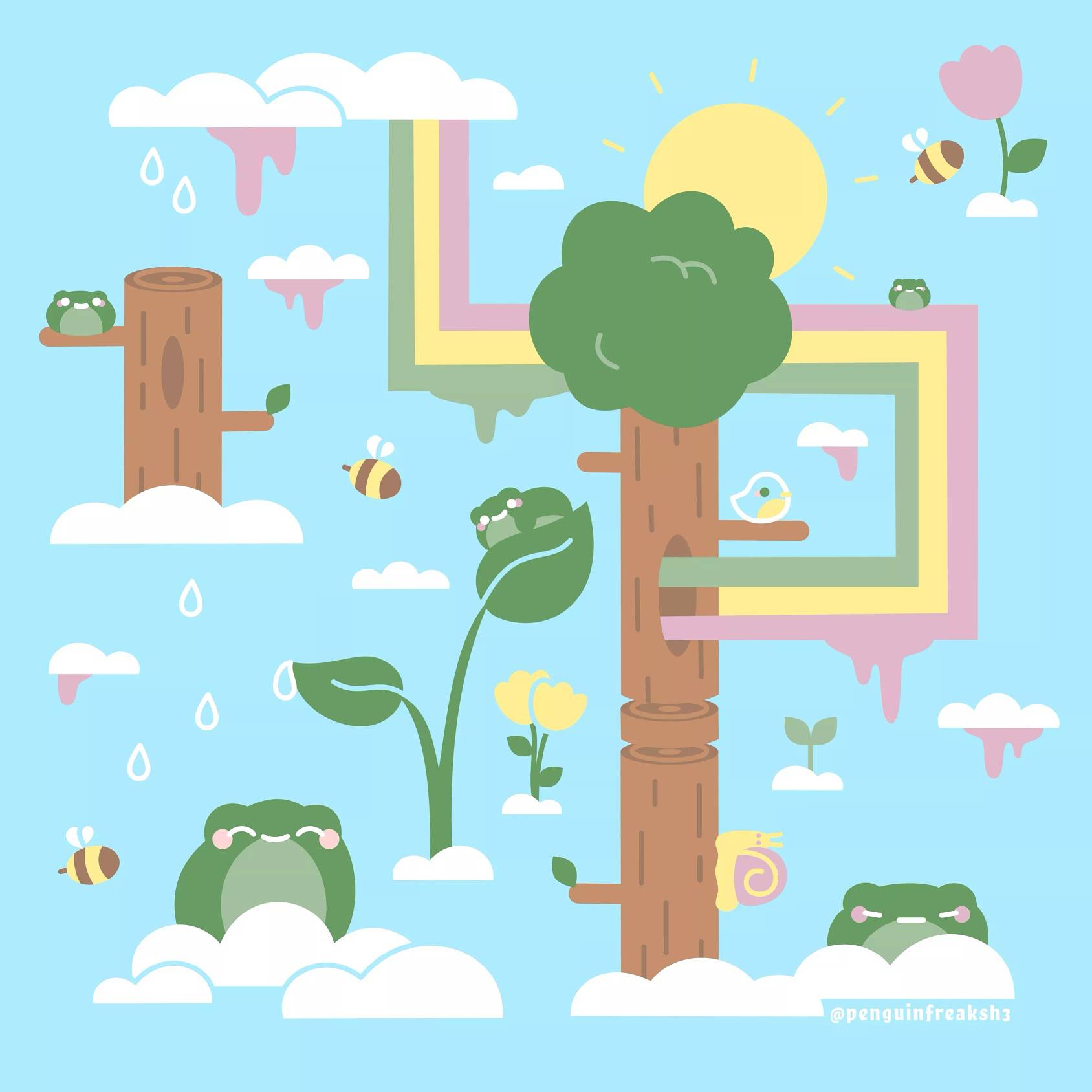 Spring Daydream by PenguinFreakSH3 on DeviantArt