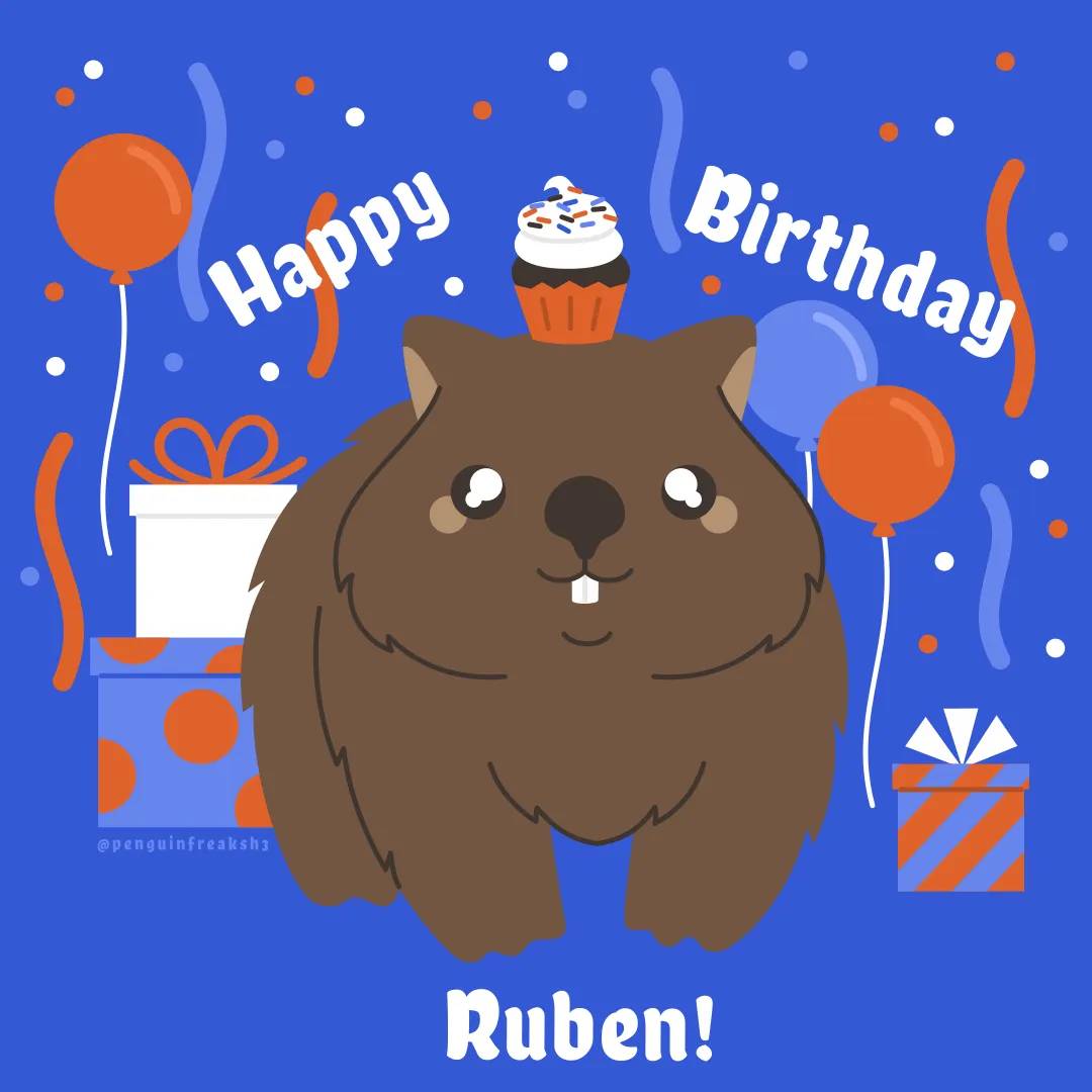 Happy Birthday Ruben! by PenguinFreakSH3 on DeviantArt