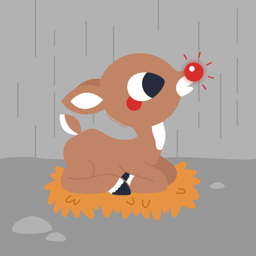 Baby Rudolph by PenguinFreakSH3 on DeviantArt