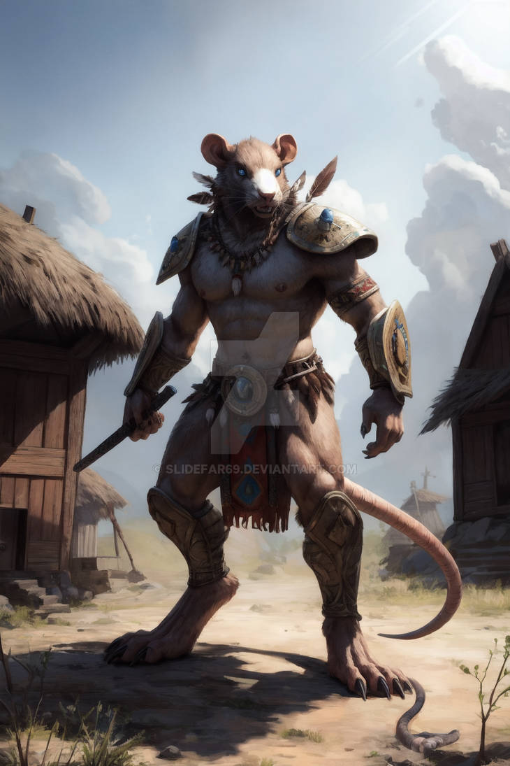 Skaven Warrior by Slidefar69 on DeviantArt