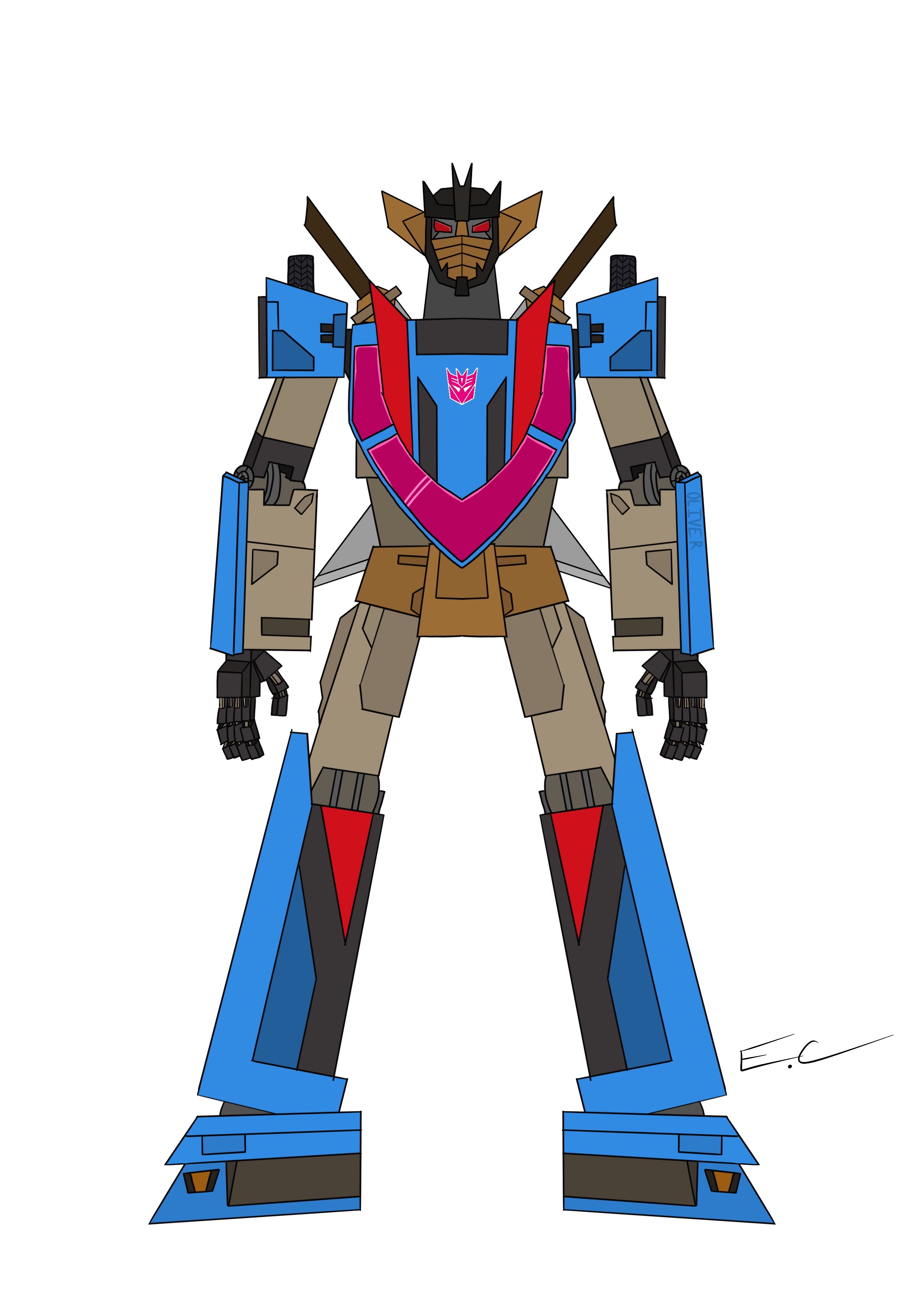 Soundwave Tfp-G1 Redesign by Mostly Him