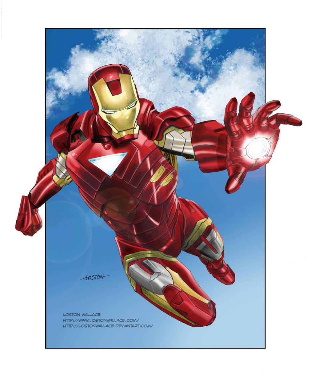Iron Man Commission Color by LostonWallace