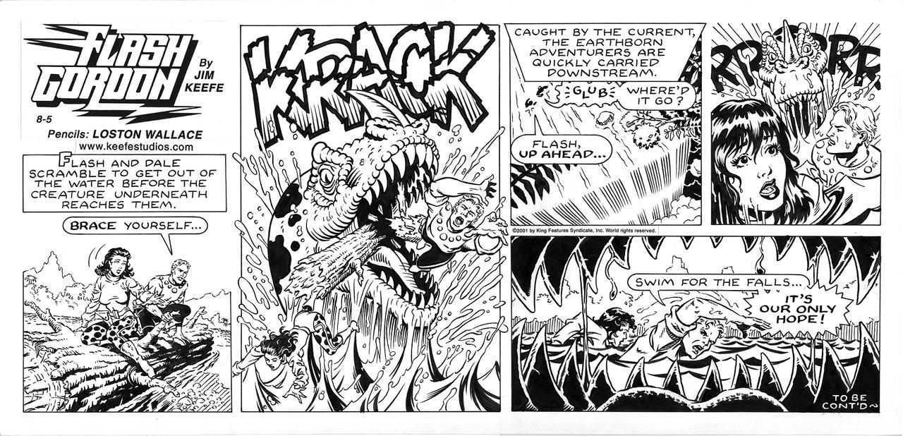 FLASH GORDON Newspaper Sunday by LostonWallace