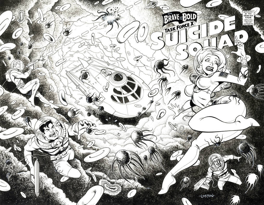 SUICIDE SQUAD COMMISSION #4 by LostonWallace