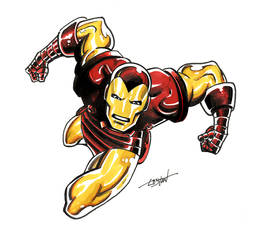 Classic Iron Man by LostonWallace