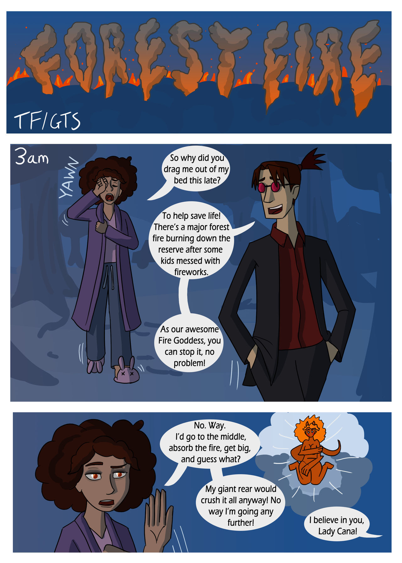 Forest Fire. 1 by VolkaijuClosed on DeviantArt