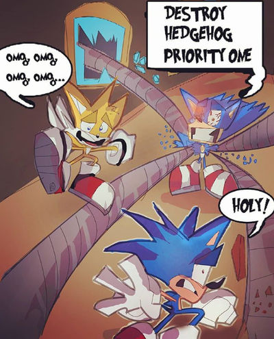 NAOSTH Sonic The Hedgehog and Son by DaveTheSodaGuy on DeviantArt