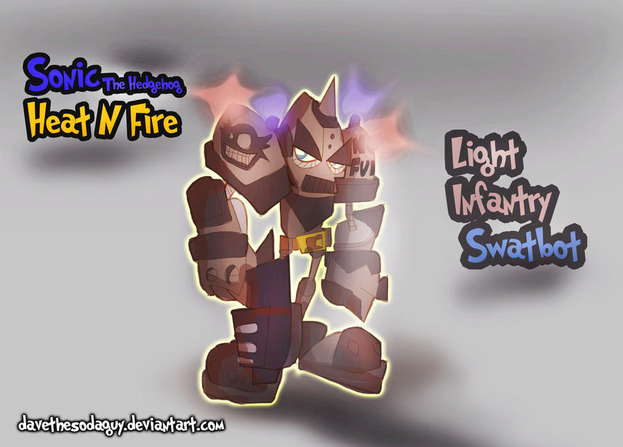 Swatbot Sonic Heat N Fire - Light Infantry Swatbot by sunshinequadrinhos on ...