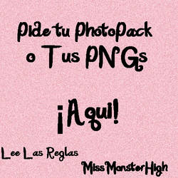 Pide Tus PhotoPacks o PNGs