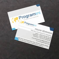 Mock Up Carte Visite Programini