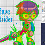 Dave Strider X-Stitch Pattern