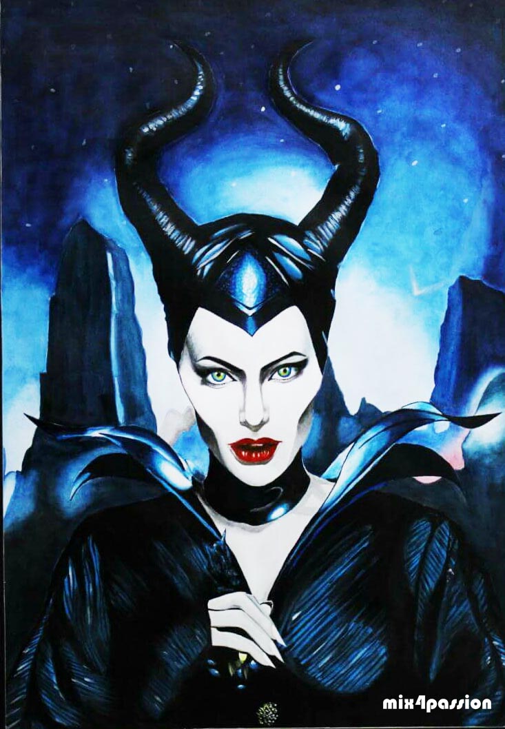 Mix Media (Maleficent)