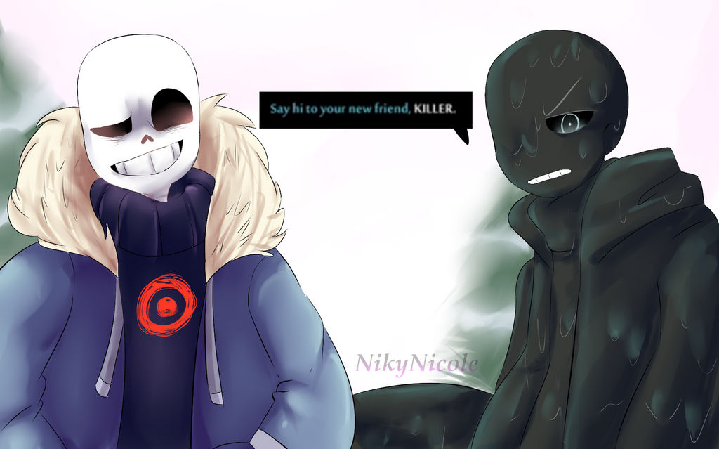 \\ Underverse Redraw // killer y Nightmare by Nikynicole on DeviantArt