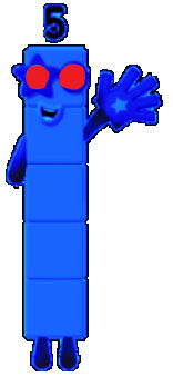 Dark Numberblock 5 by tresluigi on DeviantArt