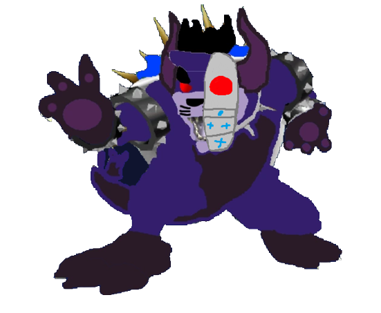 Dark Meowser Deviantart Roo Dark Giga Cyborg Meowser by tresluigi on DeviantArt