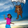 Pedobear attacks from the sky