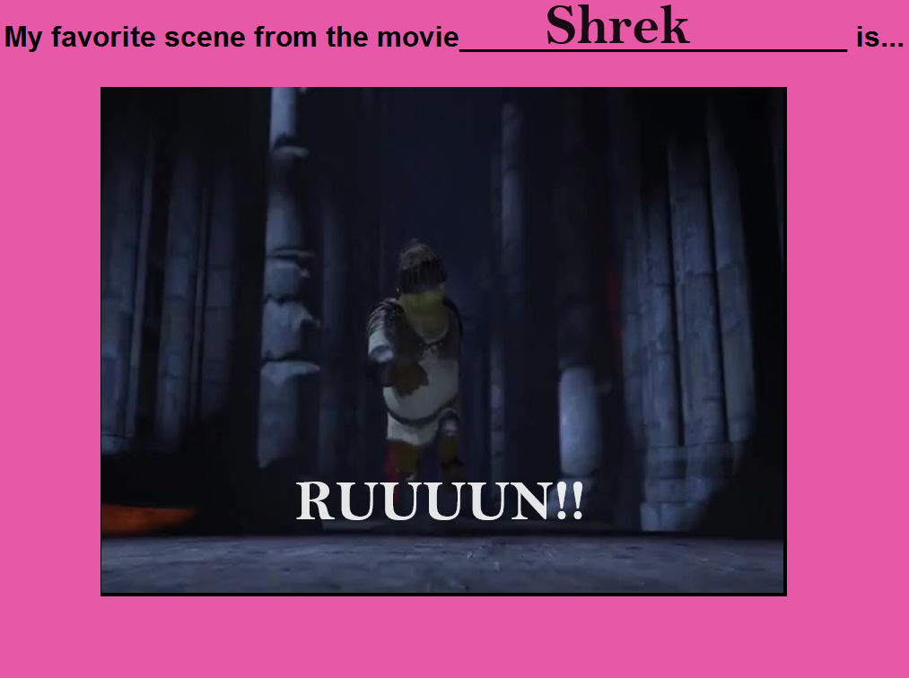 My Favorite scene in Shrek by CharloFurentese2020 on DeviantArt