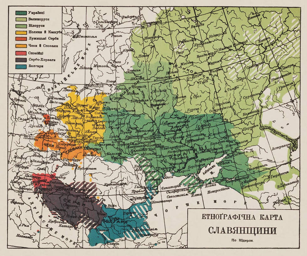 First Slavic Country Ethnographic Map of the Slavs, 19th century by Kzvasilski on DeviantArt