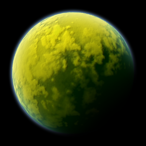 Yellow-Green Planet