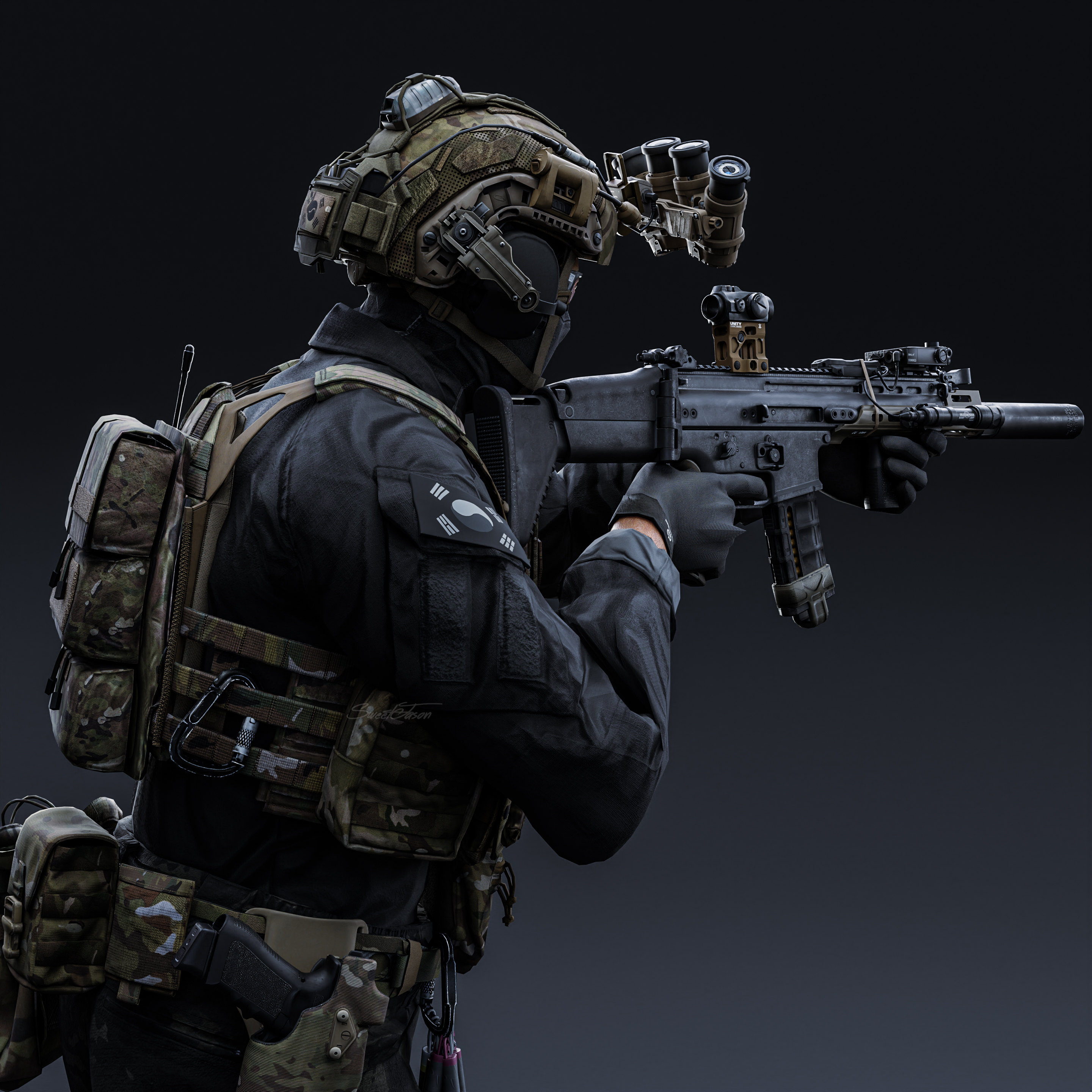 707th Rok 707th SMG by SweetJason-H on DeviantArt