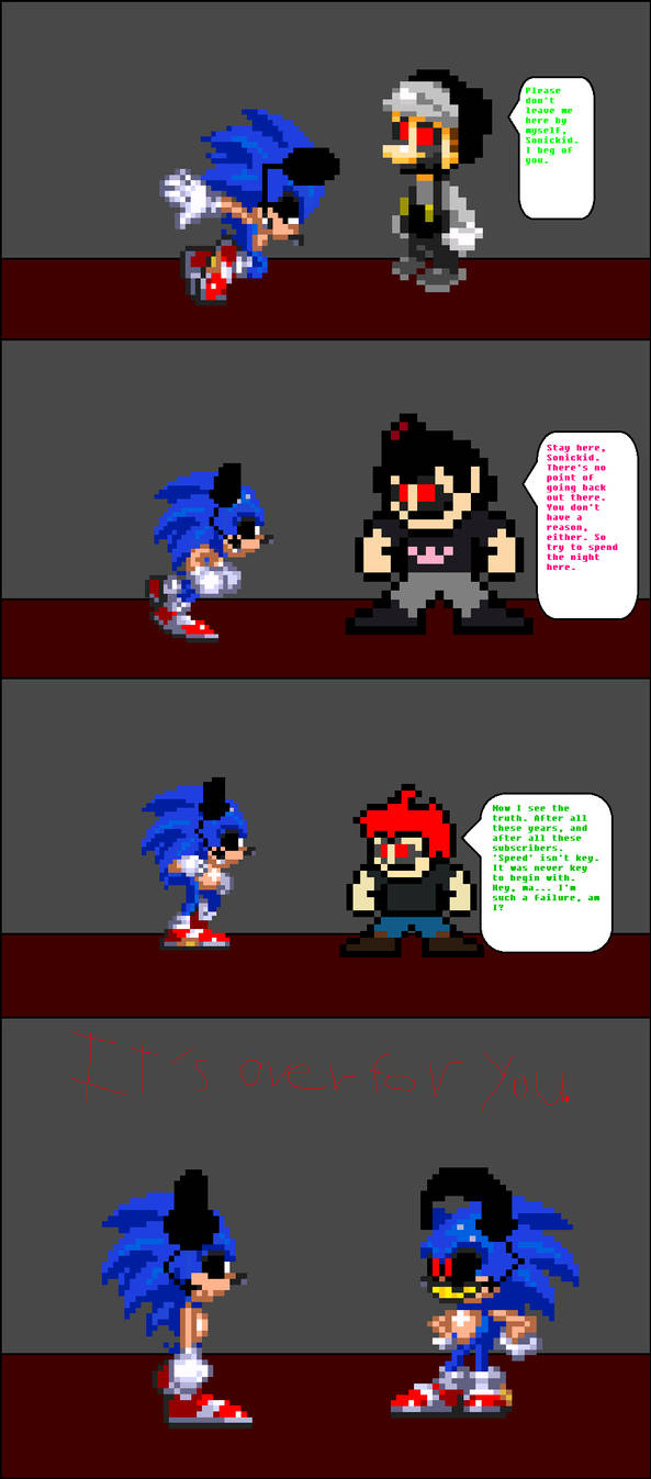Sonic and Tails.exe in subconscious mind by MattSpriteMaster on DeviantArt