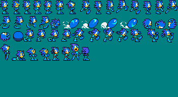 Anime-ish Sonic Sprite Sheet by SonicManiaFan1074 on DeviantArt