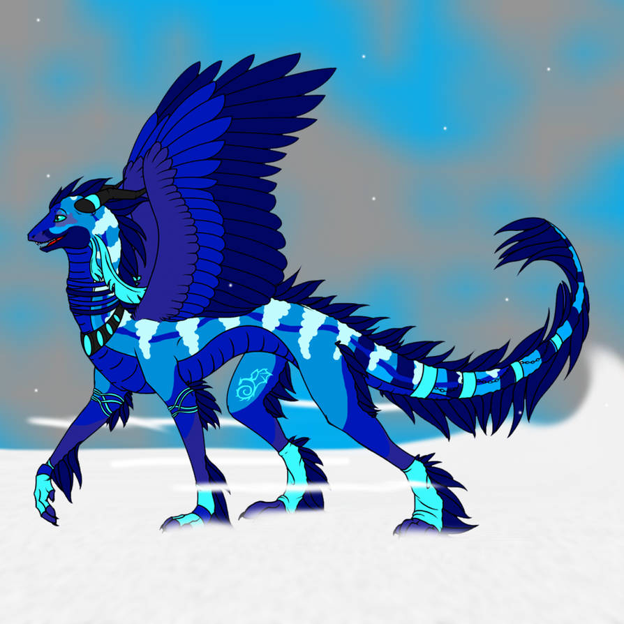 Snow Dragon by Thunderbird30 on DeviantArt