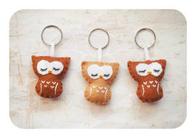 Minis Set 9 - Thank You Gift Sleepy Owls