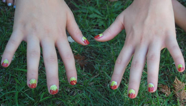 Strawberry nails