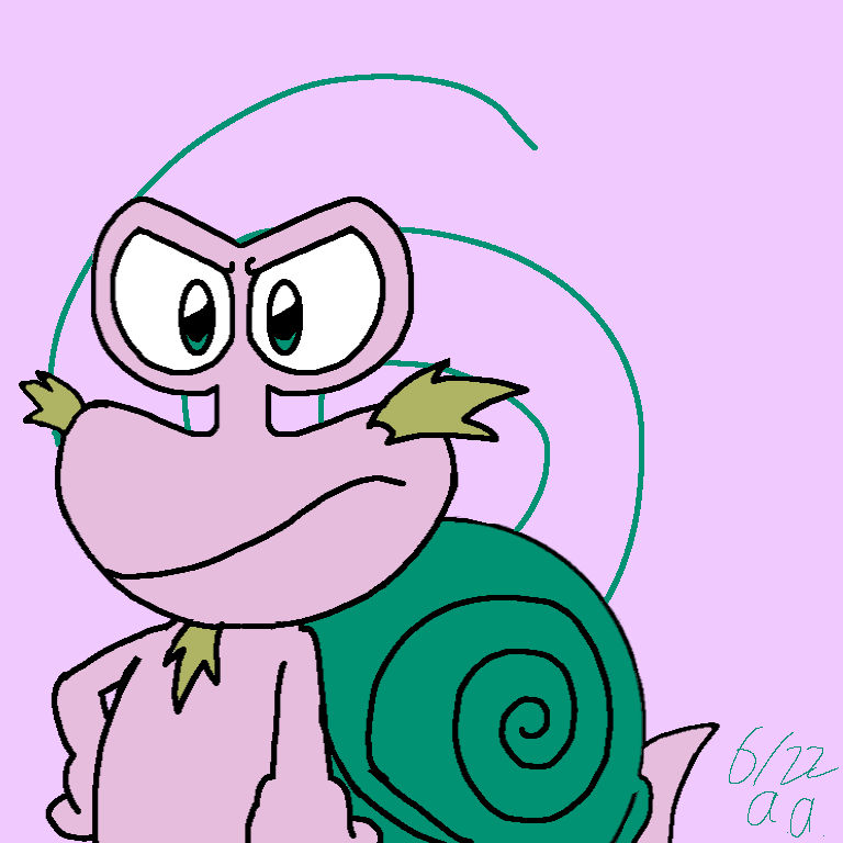 Escargoon (NOT a WarioWare Pic) by gameartlover2020 on DeviantArt