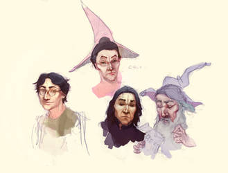 Hogwarts faces