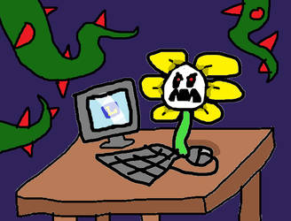 Flowey, while playing LoL