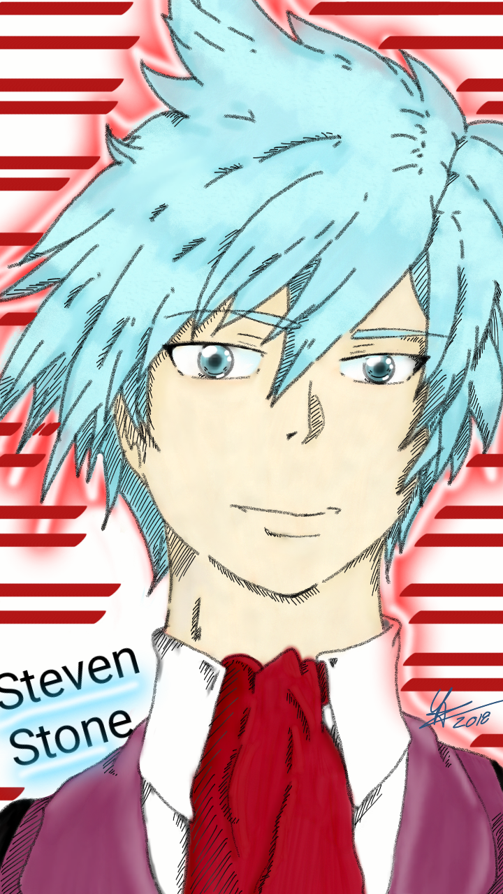 Steven Stone from Pokemon. Traveli7up