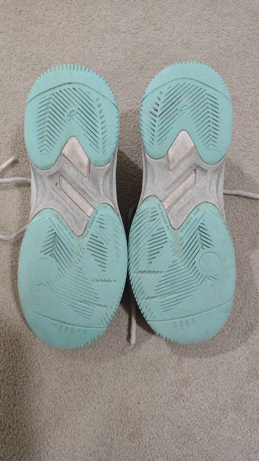 Girls used netball shoes soles. by xFiall on DeviantArt