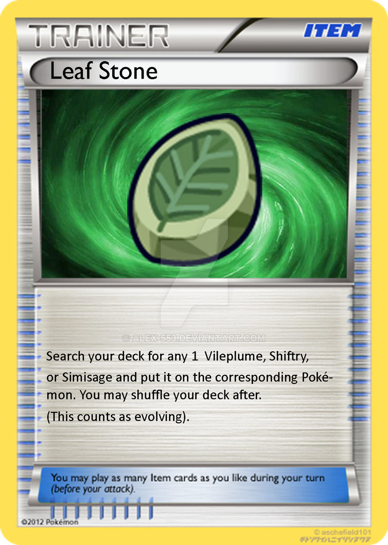 Leaf Stone by alex-553 on DeviantArt