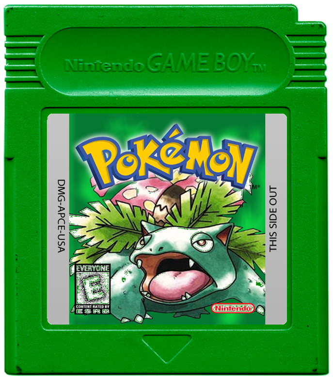 Pokemon Green Gameboy Cartridge by alex-553 on DeviantArt