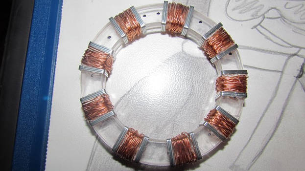 Arc Reactor Build Part 1 :Copper coiled Light Ring