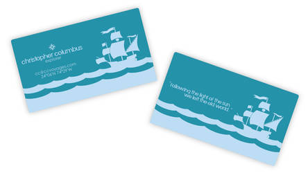 moo.com Christopher Columbus Business Card